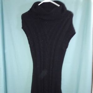 Black sweater dress